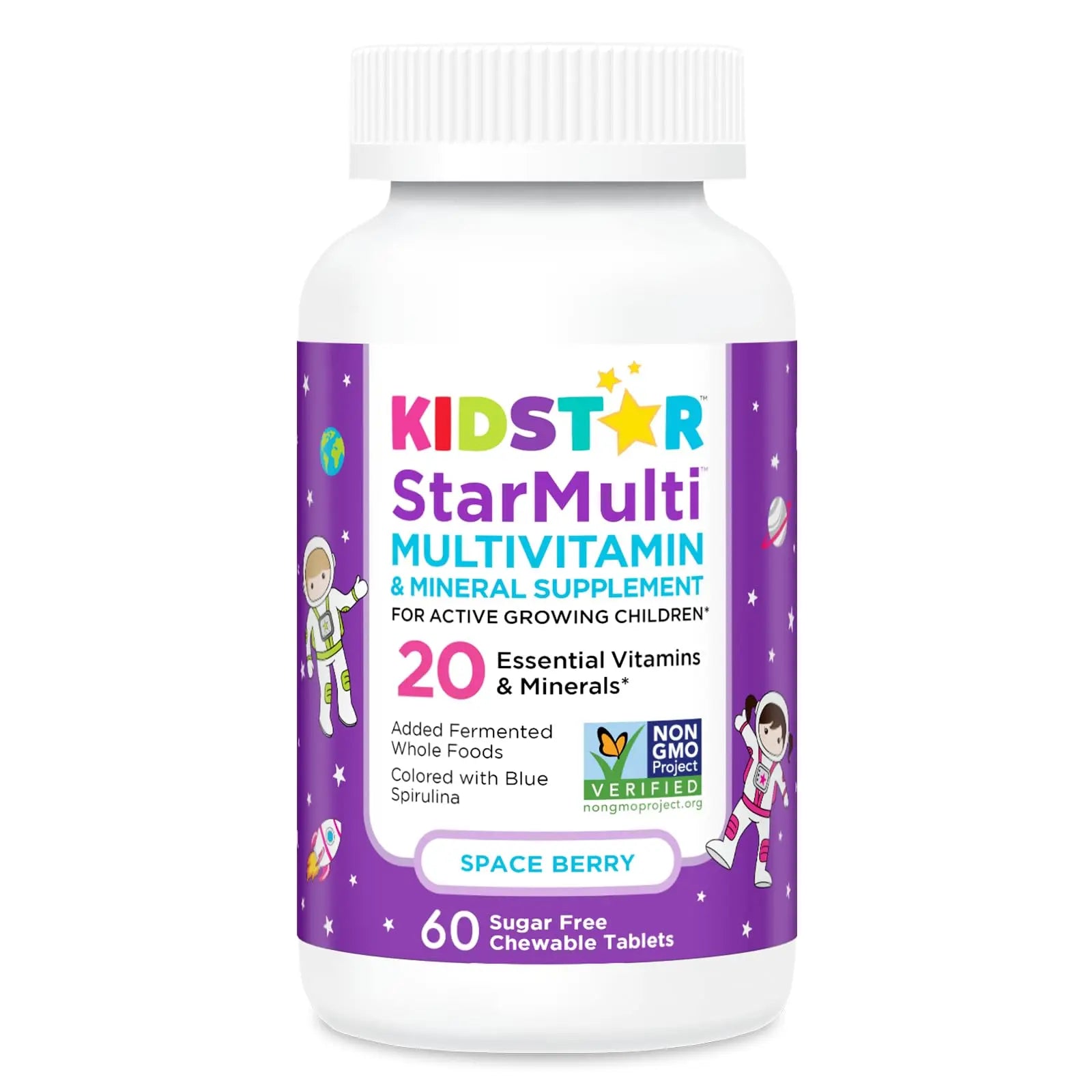 KidStar Nutrients StarMulti, Chewable Multivitamin and Multimineral Tablets for Kids, Plus Organic Fermented Whole Foods KidStar NutrientsBuy Supplements Australia