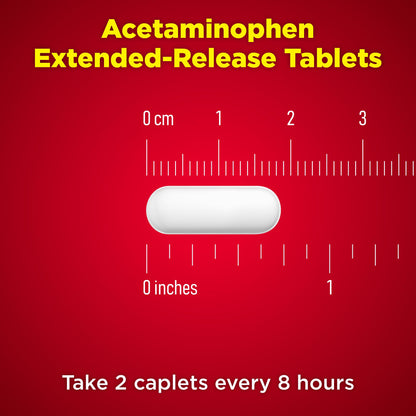 Amazon Basic Care Acetaminophen Extended-Release Tablets, 650 mg, Pain Reliever, Fever Reducer, Arthritis Pain, Headache, Backache, Menstrual Pain, 400 Count Amazon Basic CareBuy Supplements Australia