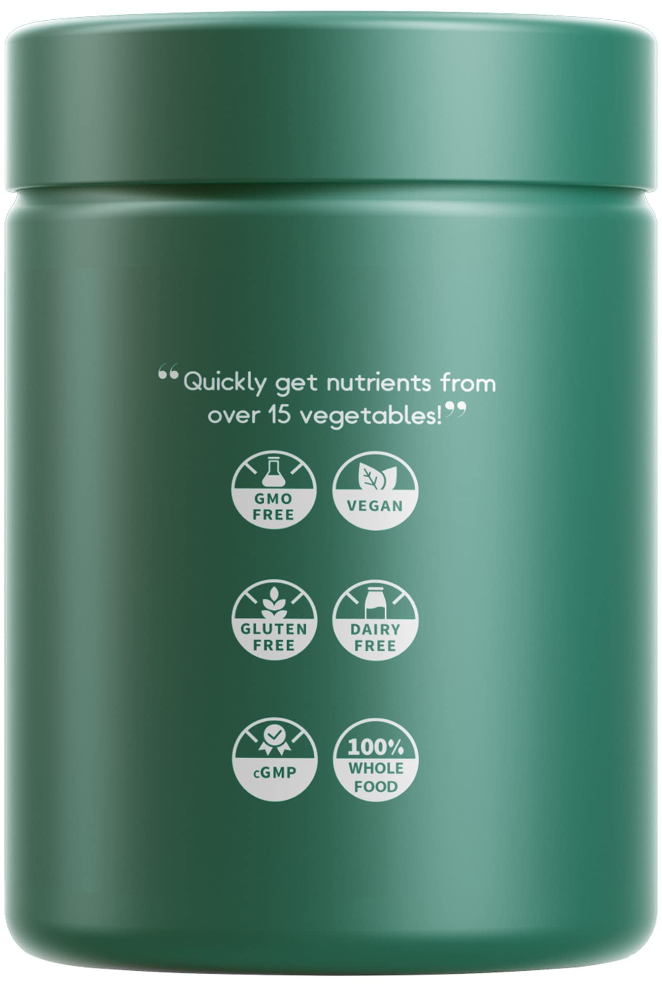 Codeage Instantfood Easy Veggies, Over 15 Vegetable Powders Equivalent All-in-One, Daily Vegan Blend, Whole Food Greens Vitamins Supplement Capsules, Phytonutrients Multivitamin, Non-GMO, 90 Capsules CodeageBuy Supplements Australia