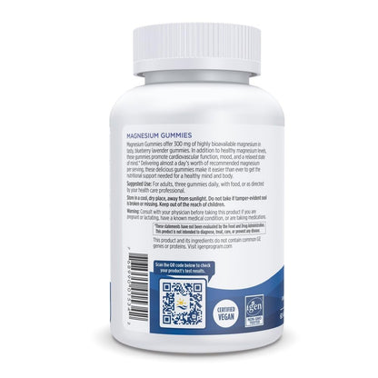 Nordic Naturals Magnesium Gummies for Adults, Blueberry Lavender Flavor - 60 Gummies - Vegan Magnesium Supplement for Mind, Mood, and Cardiovascular Support - Non-GMO - 20 Servings Nordic NaturalsBuy Supplements Australia