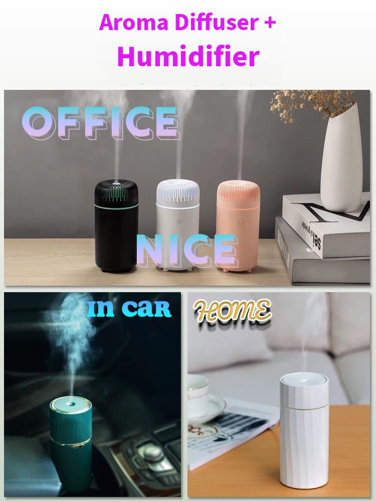 55tech in Car Aroma Diffuser Humidifier with LED Light Colors - Refresh and Relax While Driving USB 55techBuy Supplements Australia