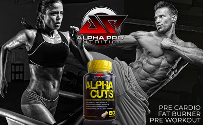 ALPHA CUTS Capsules Fat Burner Thermogenic Men Women Pre Cardio Workout Weight Loss ALPHA CUTSBuy Supplements Australia