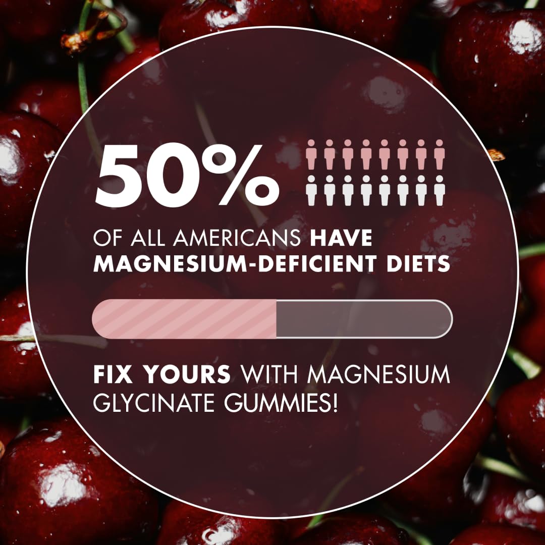 Magnesium Gummies 3in1 - Glycinate, Citrat, Malate 2150 MG High Absorption Supplement, Sugar-Free, Vegan, Chews for Men & Women, Inspired by Wellness Traditions