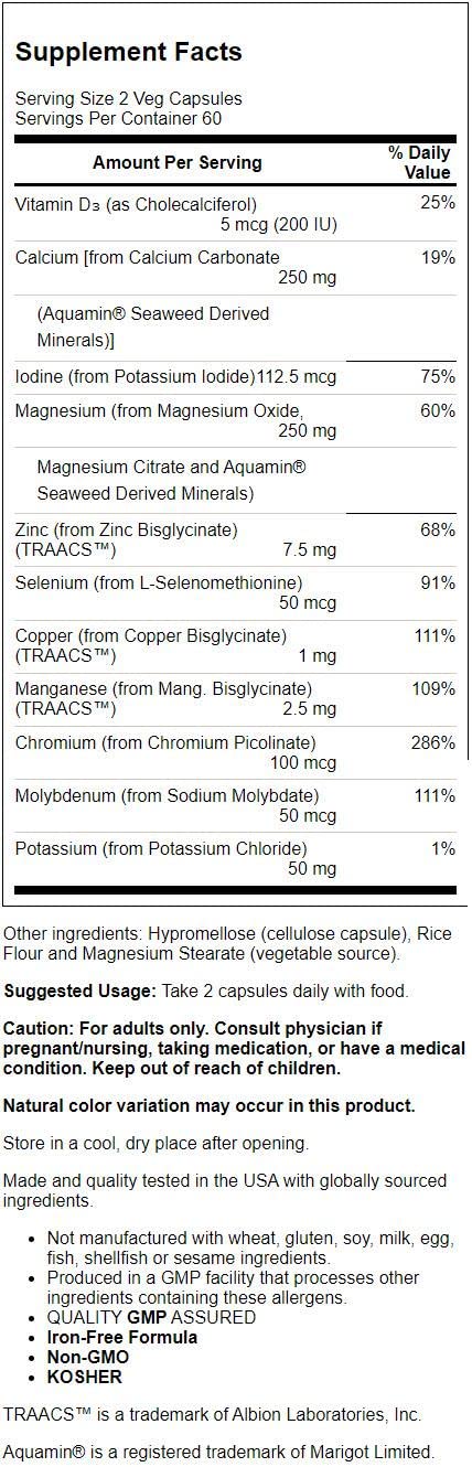 Now Foods, Full Spectrum Mineral CAPS 120 CAPS NOW FoodsBuy Supplements Australia