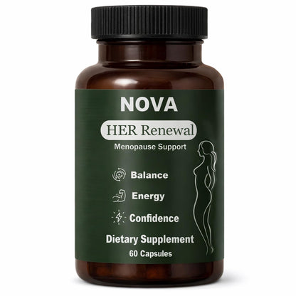 DFTLUUE NOVA Menopause Relief Support for Her - Probiotic Estrogen Balance Formula with Curcuminoids & Botanical Extracts – Supports Hormonal Balance, Comfort & Daily Well-Being – 60 Capsules (1) DFTLUUEBuy Supplements Australia