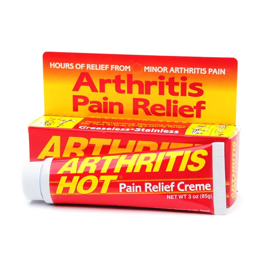 Arthritis Hot Pain Relief Creme 3 oz (Pack of 3) Marble MedicalBuy Supplements Australia