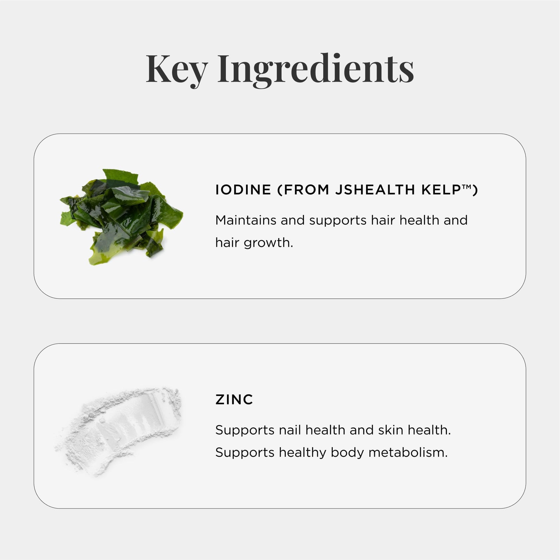 JSHealth Hair Growth Vitamins for Women. Hair + Energy with Kelp Iodine and Zinc. Supports Thickness, Strength, Energy. Nutritionist-Formulated (60 Capsules) JSHealthBuy Supplements Australia