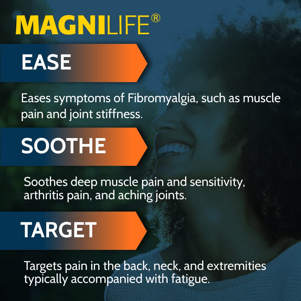 MagniLife Pain and Fatigue Relief Cream, 4 oz, Fast-Acting Relief for Fibromyalgia Symptoms, Muscle Aches & Joint Pain, Helps Relieve Soreness & Tenderness, Deep Penetrating Formula MagniLifeBuy Supplements Australia