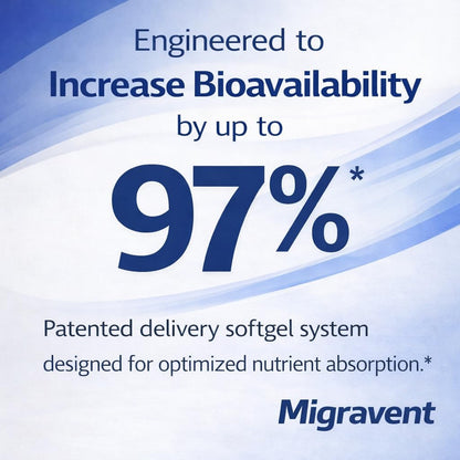 Vita Sciences Migravent – Advanced Nutritional Formula with Magnesium, CoQ10, Vitamin B2, and Butterbur for Brain and Circulatory Wellness – 60 Capsules Vita SciencesBuy Supplements Australia