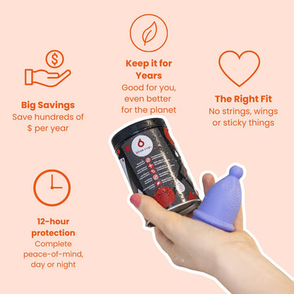 Bfree Menstrual Cup - Reusable Period Cup Leak-Free Eco-Friendly Tampon/Pad Alternative Bfree CupBuy Supplements Australia