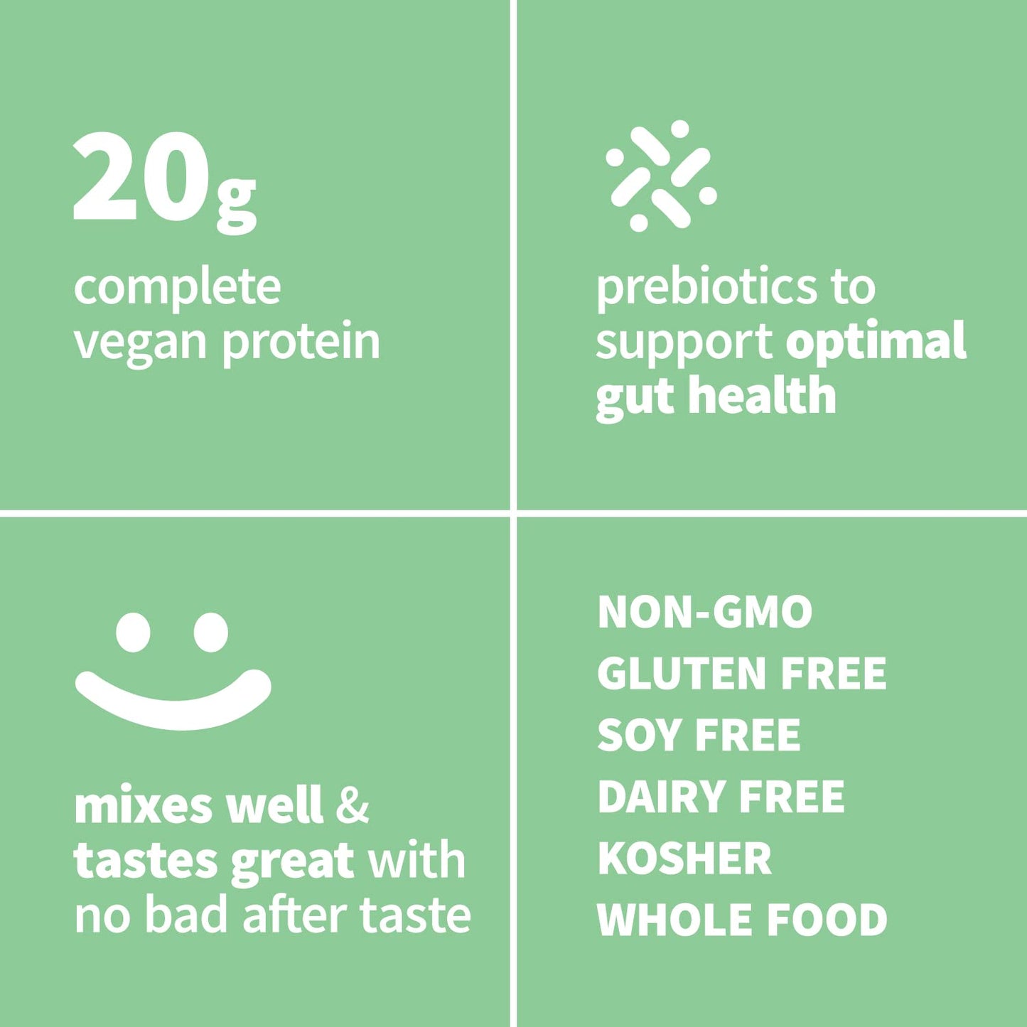 Sprout Living Epic Protein, Plant Based Protein & Superfoods Powder, Chocolate Maca Powder | 20 Grams Organic Protein Powder, Vegan, Non Dairy, Non-GMO, Gluten Free