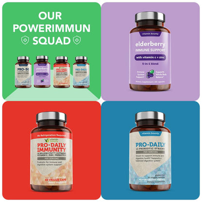 Vitamin Bounty Pro-50 Probiotics - 13 Probiotic Strains, Gut Health, Digestive Health Vitamin BountyBuy Supplements Australia