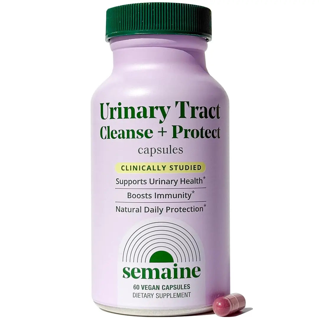 Semaine Urinary Tract Cleanse & Protect – 60 ct, Bladder Support Supplement for Women, Flushes Urinary Tract. Combines Cranberry Proanthocyanidins with Hibiscus SemaineBuy Supplements Australia