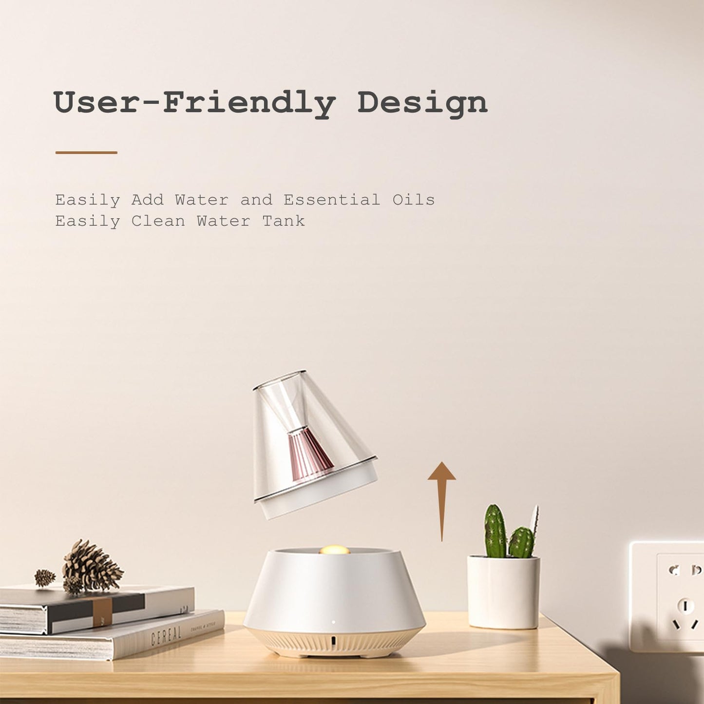 TriPro Essential Oils Aroma Diffuser,Portable Humidifier with Cool Mist and Warm Light Effect,Remote Control TriProCBuy Supplements Australia