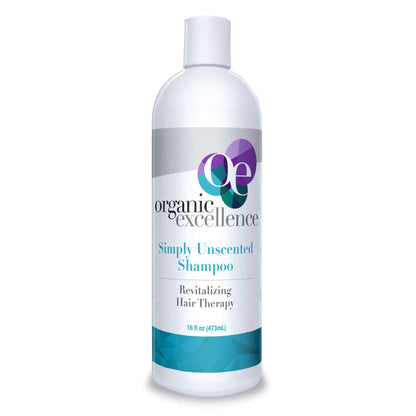 Organic Excellence All Natural Chemical-Free Shampoo | Non-Toxic, Sulfate-Free, Paraben-Free, Fragrance-Free for Men, Women, and Kids - Color-safe 16 fl oz (473 ml) Organic ExcellenceBuy Supplements Australia