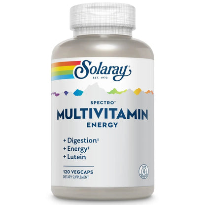 SOLARAY Spectro Energy Multivitamin for Women and Men - Cellular Energy, Digestion, Eye Health and Immune Support SOLARAY