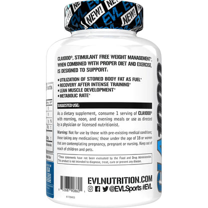 Conjugated Linoleic Acid CLA Pills - CLA 1000mg Diet Pills to Support Weight Loss Fat Burning EvlutionBuy Supplements Australia