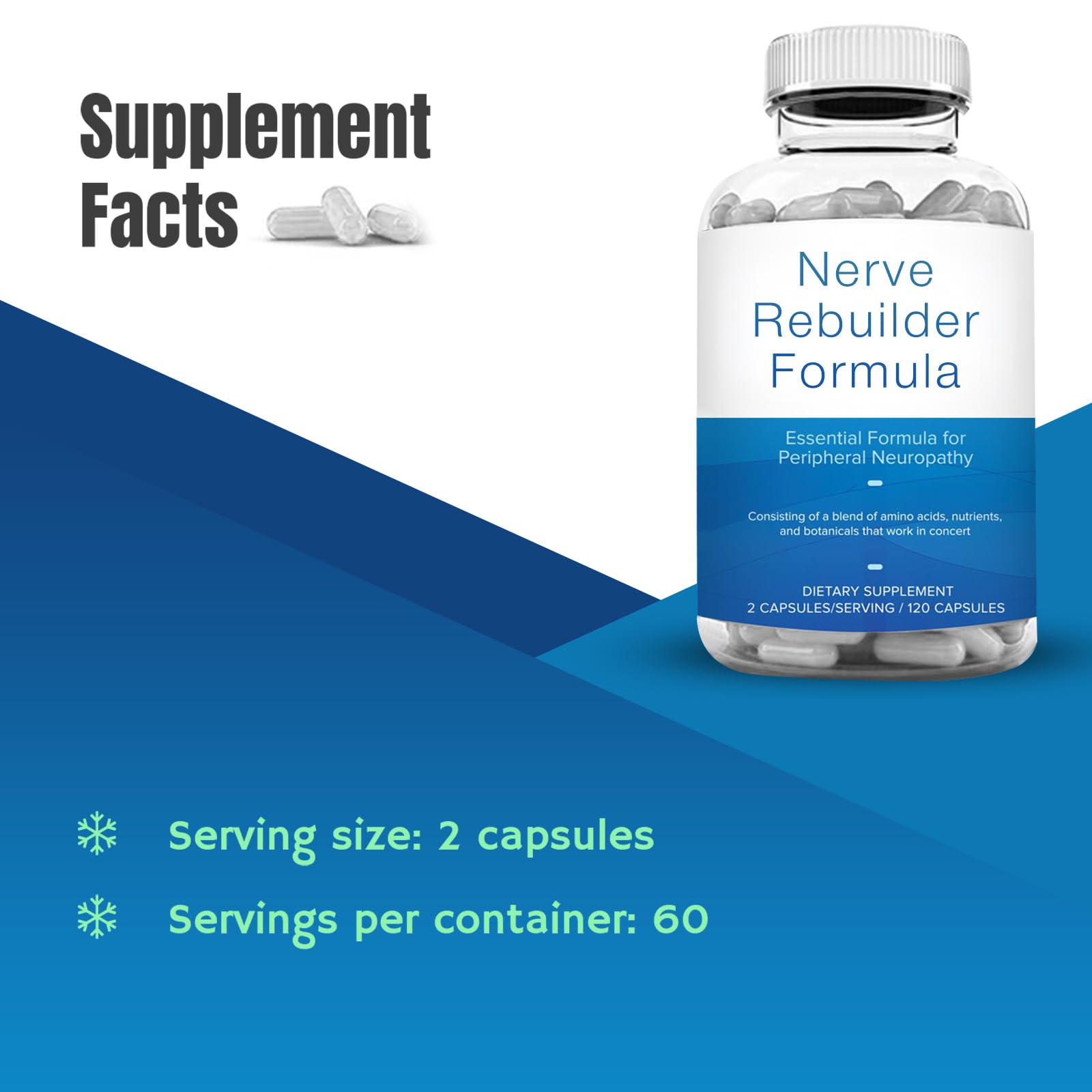 M PAIN MANAGEMENT TECHNOLOGIES Nerve Support Supplement - Nitric Oxide/L-Arginine - Feet Hand Legs Toe Maximum Strength Nerve Support Formula 120 Caps M PAIN MANAGEMENT TECHNOLOGIESBuy Supplements Australia