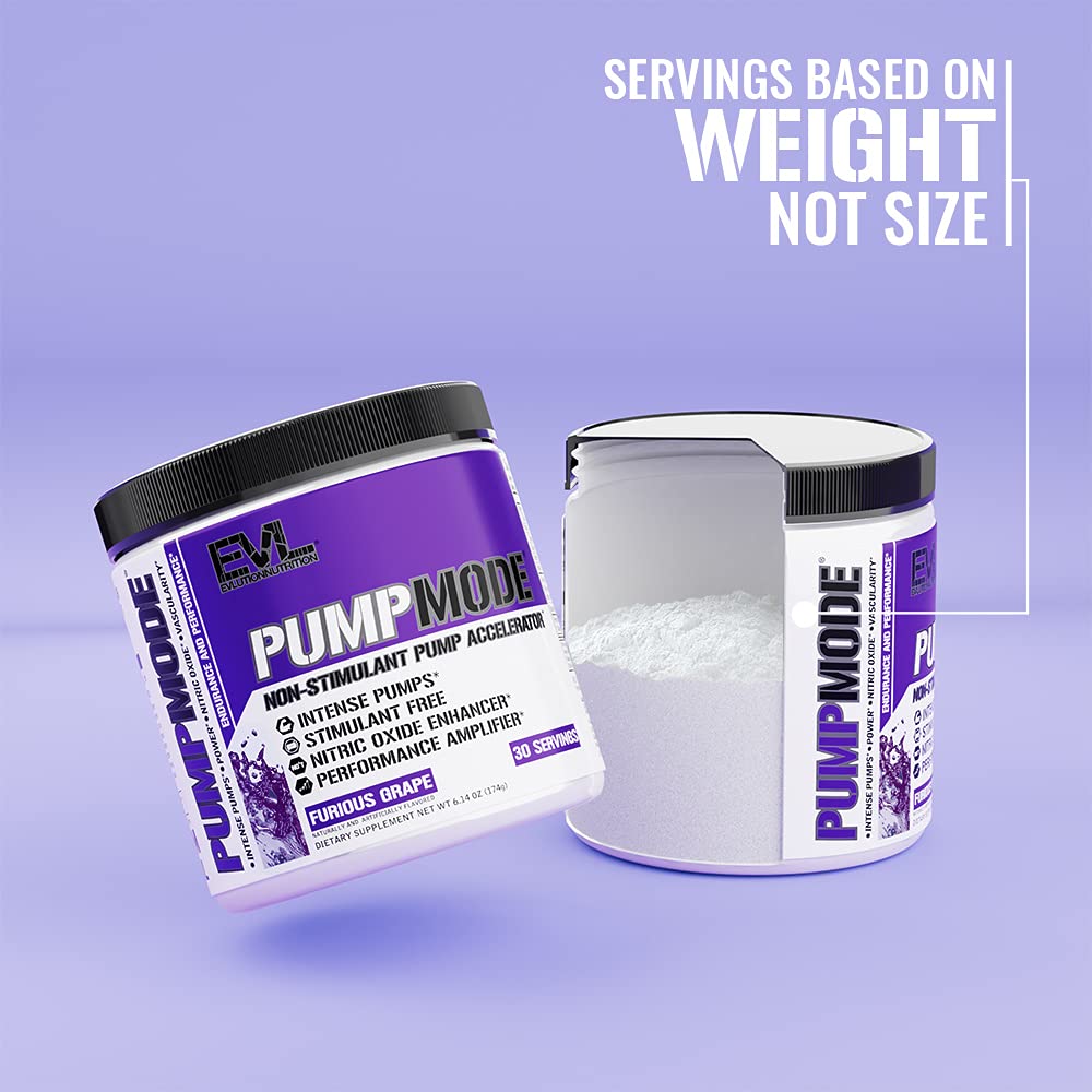 EVL PumpMode Nitric Oxide Supplement - Nitric Oxide Booster Pump Pre Workout Powder EvlutionBuy Supplements Australia