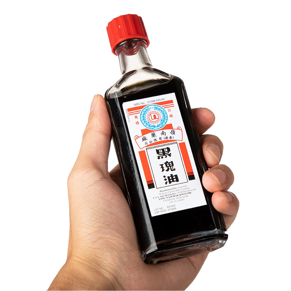 Ling Nam HAK Kwai Oil, Simple Backache Strains Bruises Sprain External analgesic, Relief Pains of Muscles and Joint, Authentic US Import 60ML (1) Ling NamBuy Supplements Australia