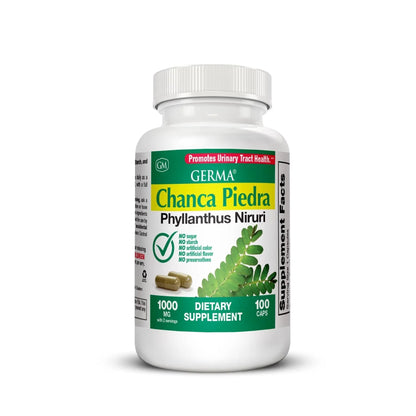 Germa Chanca Piedra Supplement – 500mg Phyllanthus Niruri – Traditional Stone Breaker Herb for Urinary & Kidney Support – Rainforest Botanical – 100% Natural Vegan Capsules, 100 Count GermaBuy Supplements Australia
