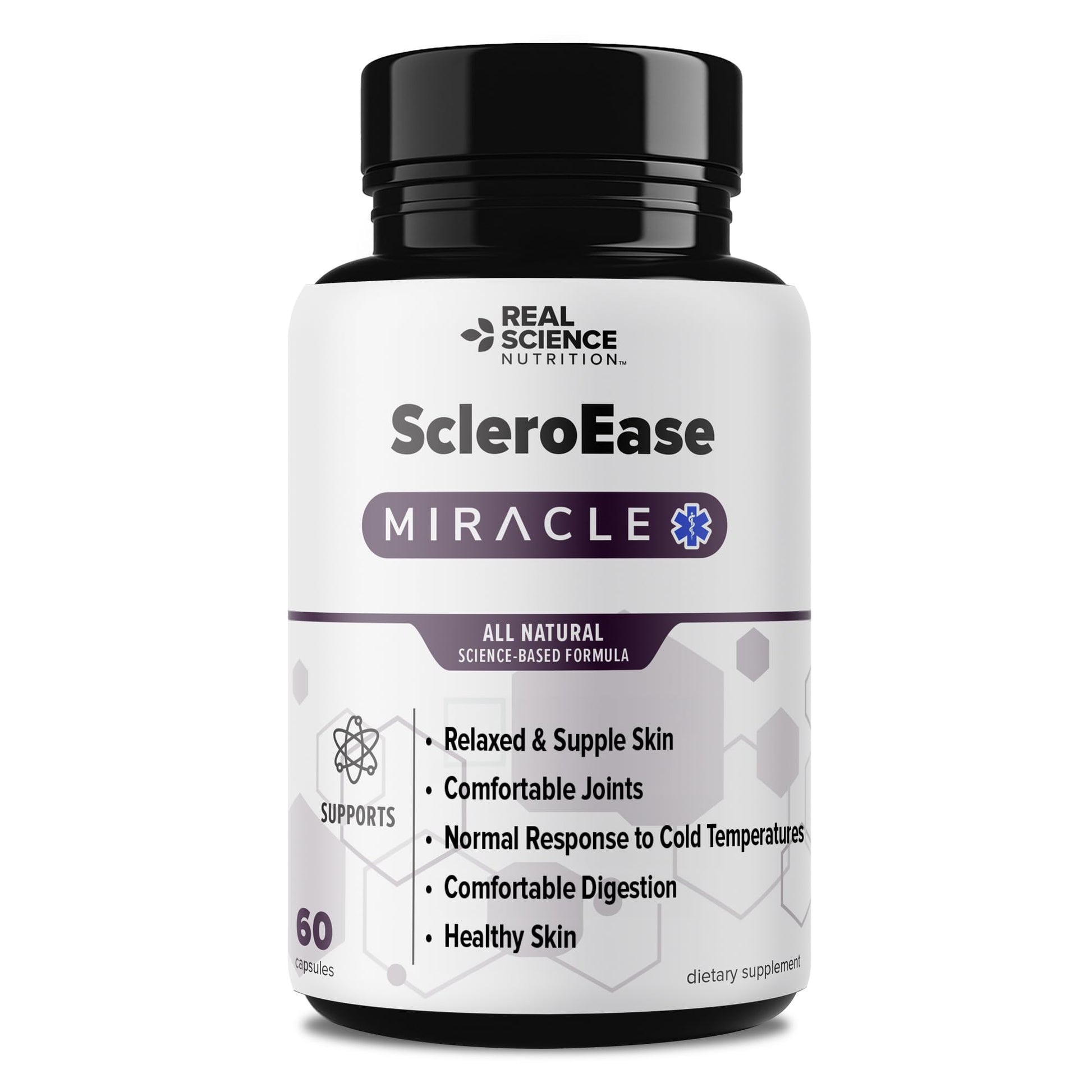 Real Science Nutrition ScleroEase Miracle Offers Relief to sufferers of Scleroderma, Supporting Flexible & Supple Skin, Comfortable Joint Movement, Comfortable Digestion, and Healthy Skin Real Science NutritionBuy Supplements Australia