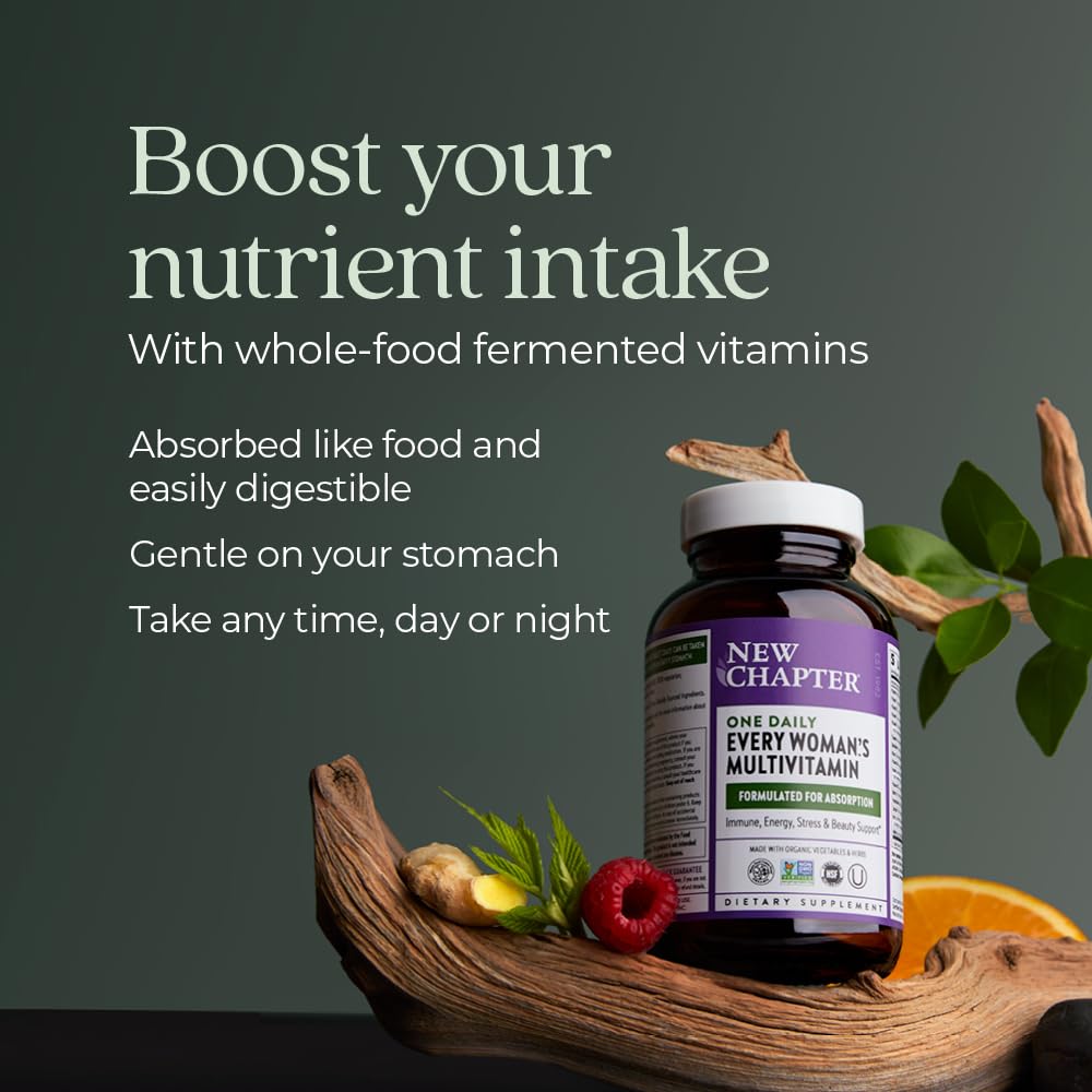 New Chapter Women's Multivitamin for Immune, Beauty + Energy Support with 20+ Nutrients -- Every Woman's One Daily New ChapterBuy Supplements Australia
