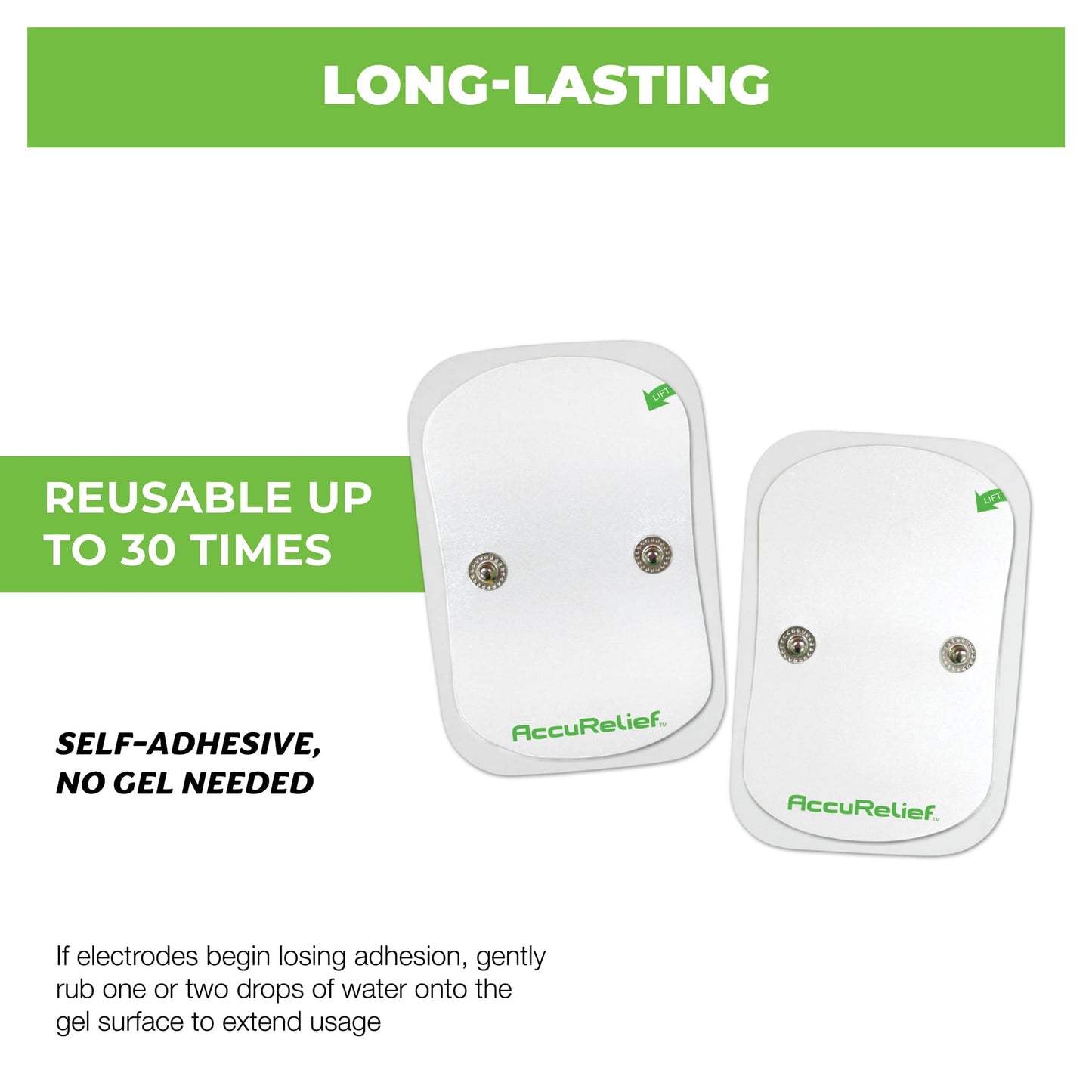 AccuRelief Wireless TENS Unit with Remote Control, TENS Pain Relief Device and Muscle Stimulator, for Back Pain, Neck Pain, Arm and Leg Pain AccuReliefBuy Supplements Australia