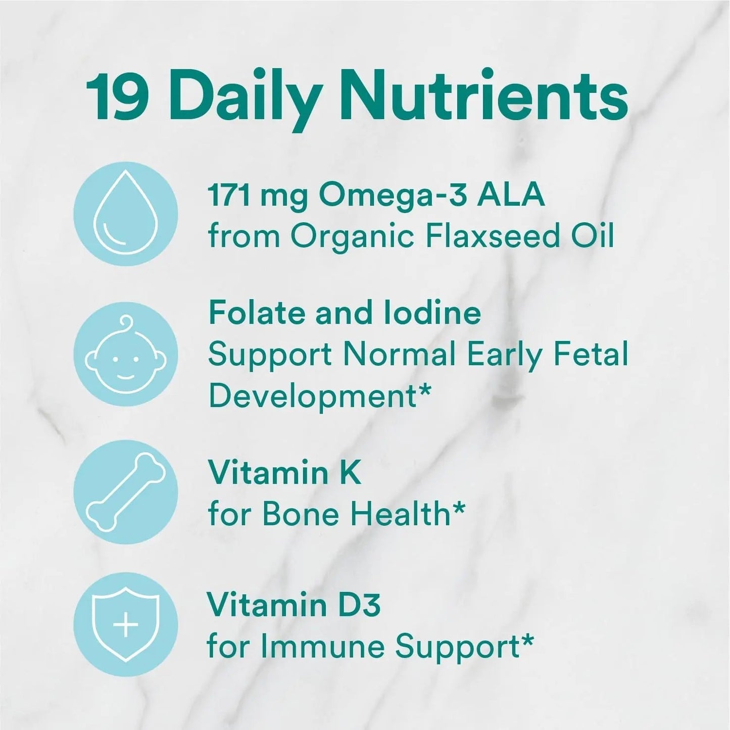 SmartyPants Organic Prenatal Vitamins for Women, Multivitamin Gummies: Biotin, Methylfolate, Omega 3 (ALA), Vitamin D3, C, Vitamin B12, B6, A, K2 & Zinc SmartyPants