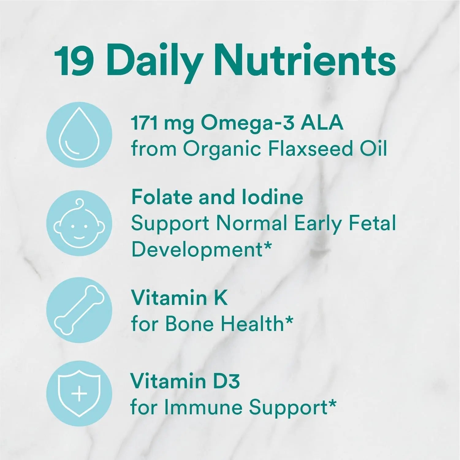 SmartyPants Organic Prenatal Vitamins for Women, Multivitamin Gummies: Biotin, Methylfolate, Omega 3 (ALA), Vitamin D3, C, Vitamin B12, B6, A, K2 & Zinc SmartyPants