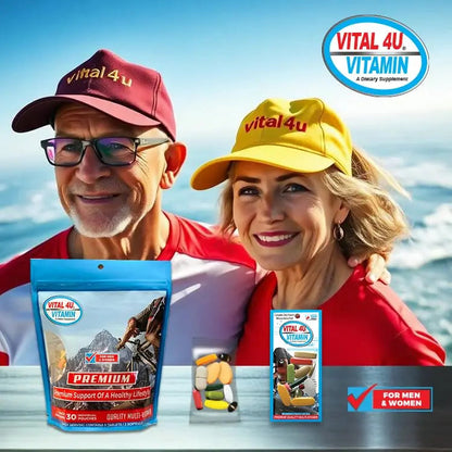 VITAL 4U® Vitamin - Premium Multivitamin for Men and Women | Supports Immune System, Energy, Heart Health VITAL 4U