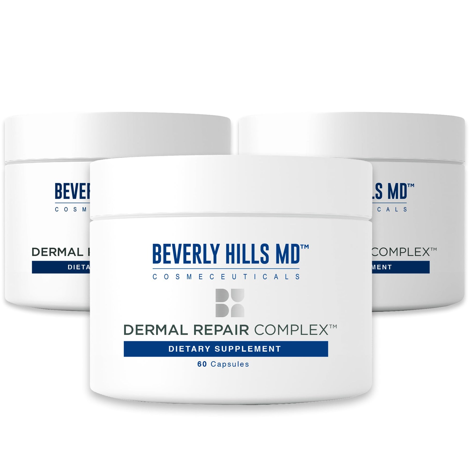 Beverly Hills MD Dermal Repair Anti-Aging Supplement - Hyaluronic Acid, Collagen, Vitamins for Smooth, Plump Skin (3) Beverly Hills MDBuy Supplements Australia