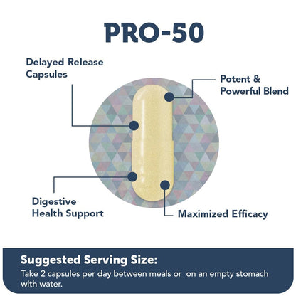 Vitamin Bounty Pro-50 Probiotics Supplement- 13 Probiotic Strains, Gut Health Vitamin BountyBuy Supplements Australia