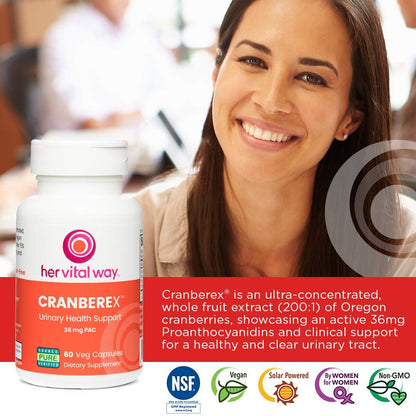 her vital way Cranberex - Cranberry Pills for Women and Men - Cranberry Supplement her vital wayBuy Supplements Australia