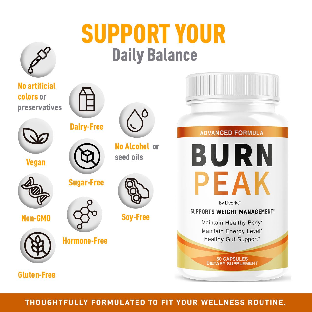 (2 Pack) Burn Peak Capsules - Official BurnPeak Weight Pills Advanced Premium Support, All Natural Burn Peak Pink Salt Trick Supplement for Overall Health & Wellness Reviews, 120 Capsules for 2 Months pharmageticsBuy Supplements Australia