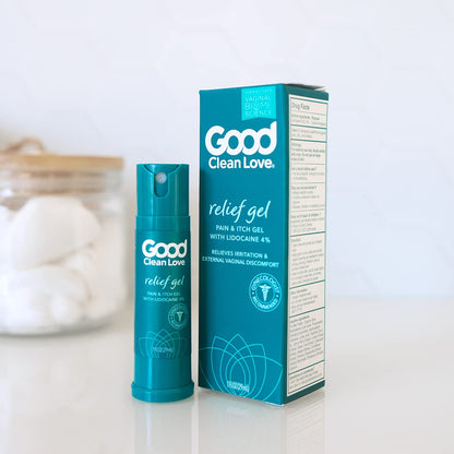 Good Clean Love Relief Gel Pain & Itch with Lidocaine 4%, Fast-Acting Relief from Pain, Itch, and Irritation Good Clean LoveBuy Supplements Australia