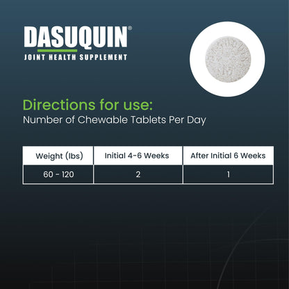 Nutramax Dasuquin for Large Dogs, Joint Health Supplement, Contains Glucosamine for Dogs, Plus Chondroitin, ASU, MSM and More, Supports Healthy Joints, Chewable Tablets, 150 Count Nutramax LaboratoriesBuy Supplements Australia