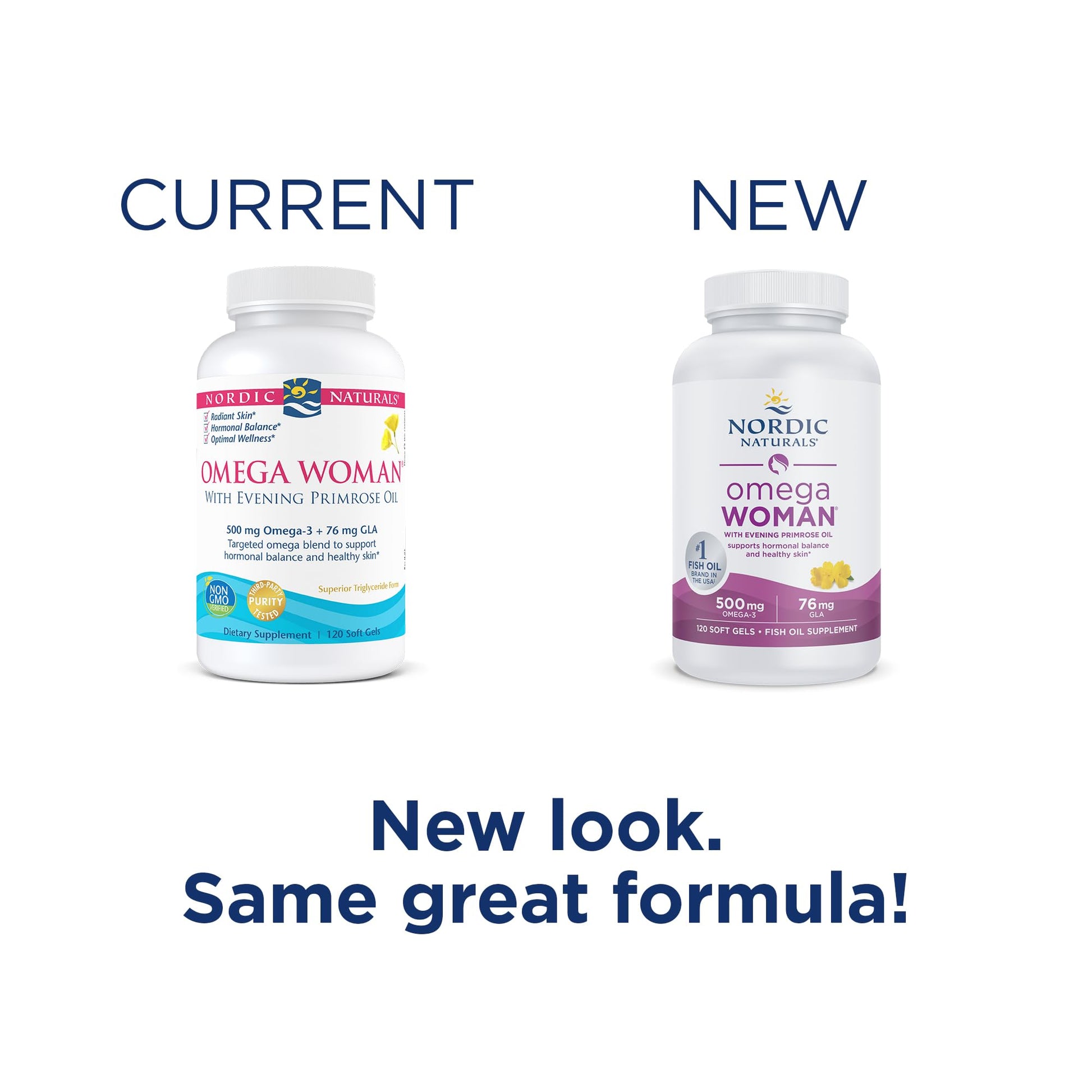 Nordic Naturals Omega Woman, Lemon - 120 Soft Gels - 500 mg Omega-3 + 800 mg Evening Nordic NaturalsBuy Supplements Australia