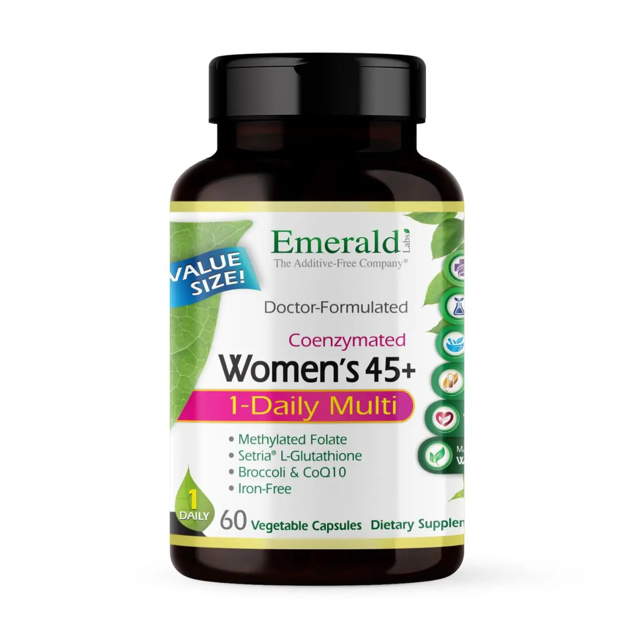 EMERALD LABS Women's 45+ 1-Daily Multi - Complete Multivitamin for Comprehensive Support, Bone & Heart Health* EMERALD LABSBuy Supplements Australia