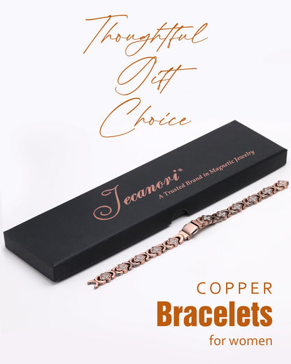Jecanori Women's Pure Copper Bracelet, Ultra Strength Magnetic Copper Bracelets for Women JecanoriBuy Supplements Australia
