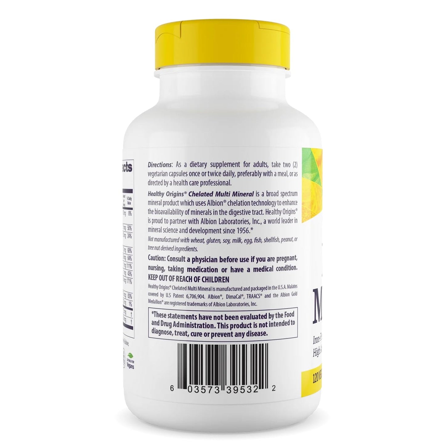Healthy Origins Chelated Multi Mineral (Albion Minerals, Bioavailable, Non-GMO, Gluten Free), 240 Veggie Caps Healthy OriginsBuy Supplements Australia