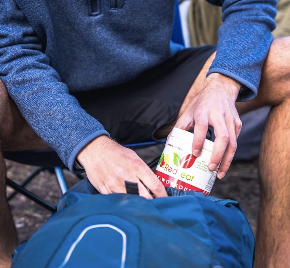 Red Leaf Pre Workout Energizer Powder, BCAA's, Beta-Alanine, Amino Acids and Green Tea Red LeafBuy Supplements Australia
