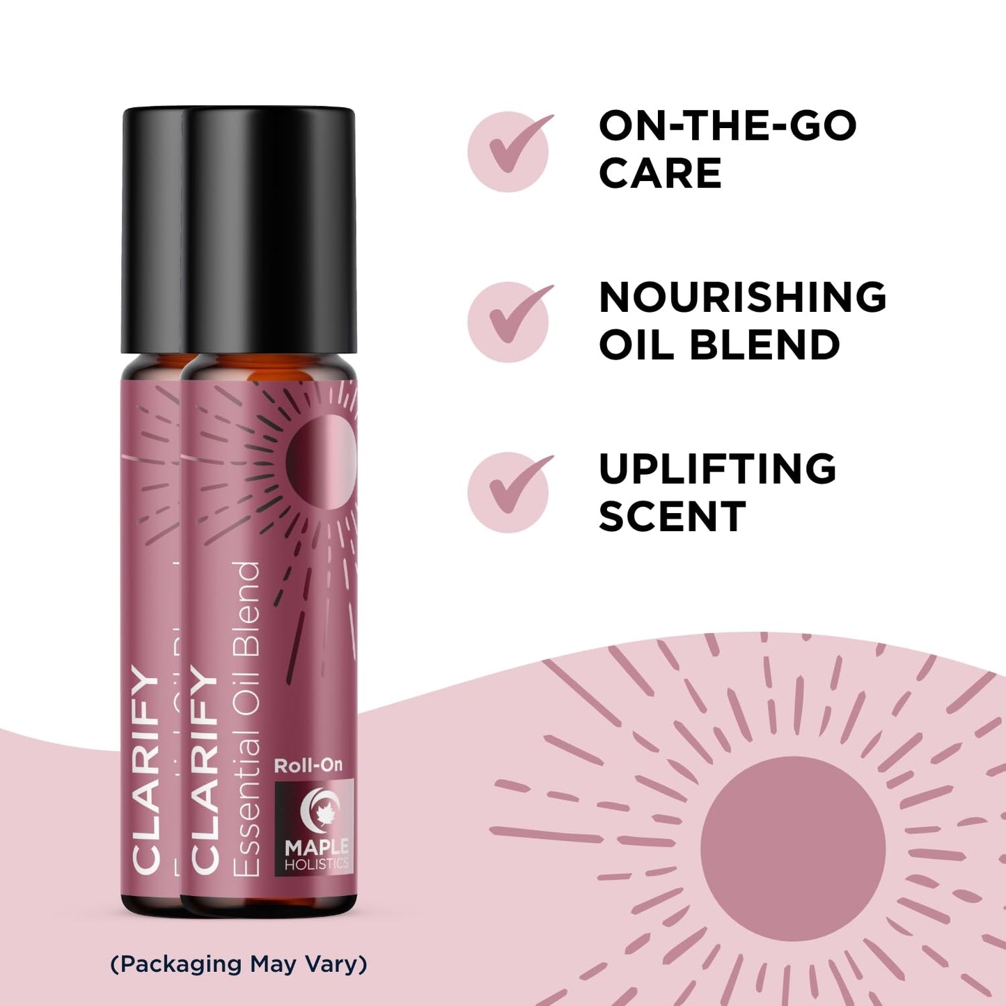 Headache Essential Oil Roll On - Clarify Essential Oil Blend Headache Roll On with Aromatherapy Oils Maple HolisticsBuy Supplements Australia