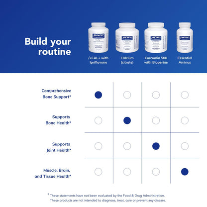 Pure Encapsulations +Cal+ with Ipriflavon | Mineral, Vitamin, and Herbal Supplement to Promote Skeletal Strength | 351 Capsules Pure EncapsulationsBuy Supplements Australia