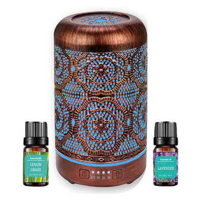 Essential Oil Diffuser, Upgraded Metal Diffusers with Lavender Lemon Essential Oils, 250ml BAIESHIJIBuy Supplements Australia