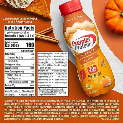 Premier Protein Shake Limited Edition 30g 1g Sugar 24 Vitamins Minerals Nutrients Premier ProteinBuy Supplements Australia