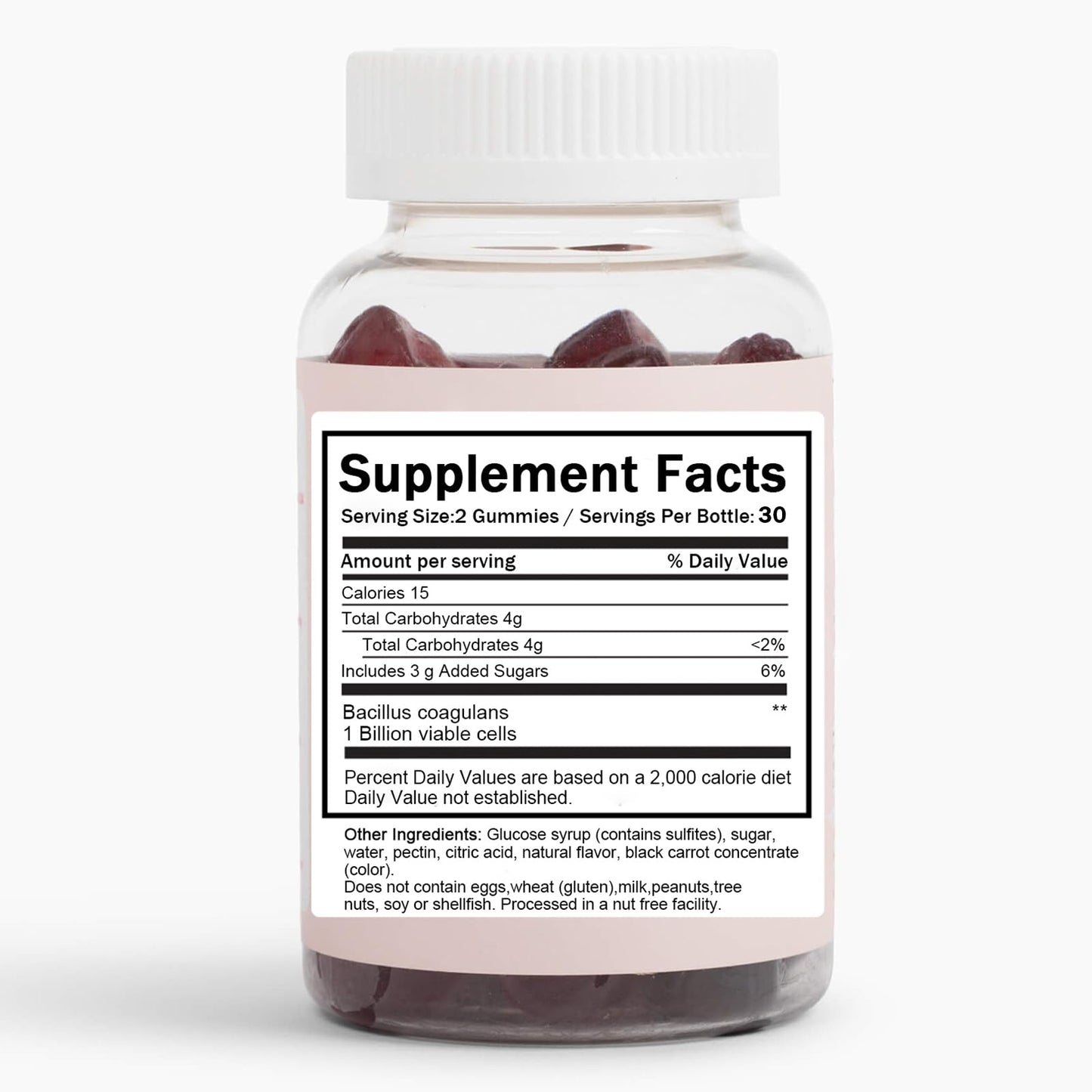 6525080 Clean Prebiotic Fiber Gummy, Clean Fiber Gummies for Men, Men Prebiotic Supplement for Digestive Gut Health, Non-GMO, 60 Gummies - Maple Wellness Supplements