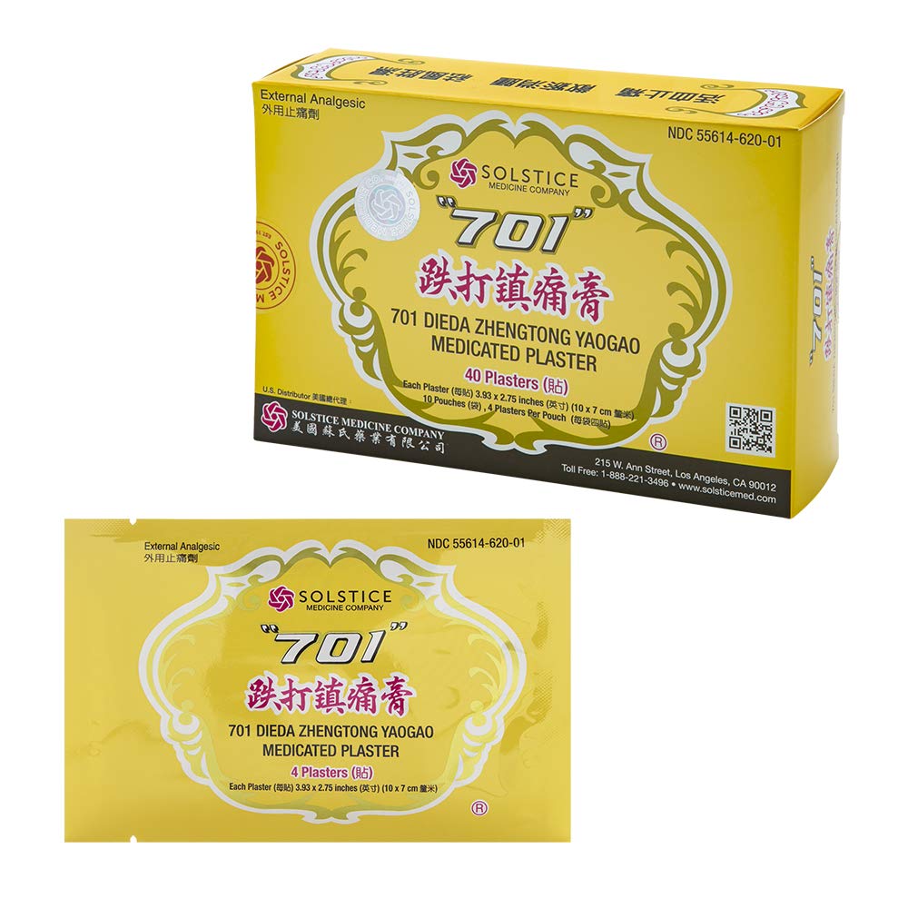 701 Dieda Zhentong Yaogao Medicated Plaster by Solstice - Maple Wellness Supplements