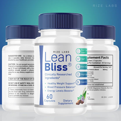 (3 Pack) Lean Bliss Weight Loss Pills, Lean Bliss Fat Burning Formula, LeanBliss Advanced rize labsBuy Supplements Australia