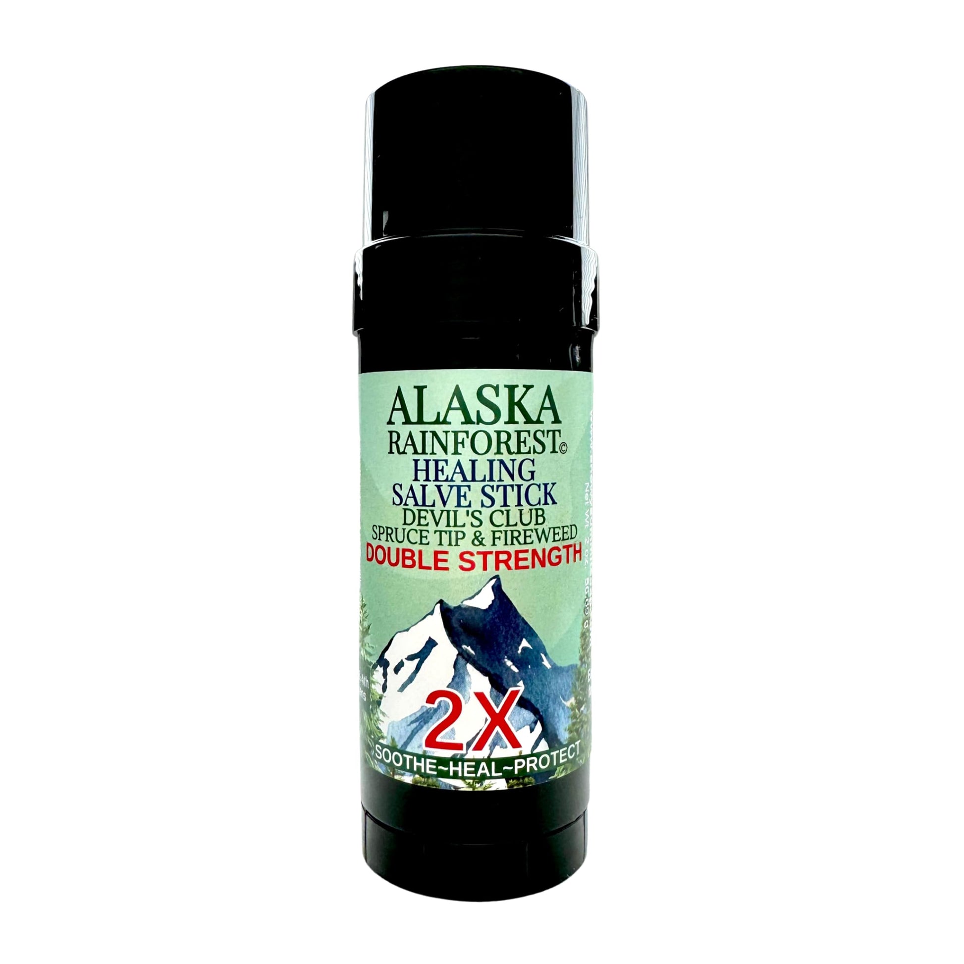 Snowy Summit Alaska Rainforest 2X Salve Stick - Salve for Dry Skin & Joint Relief - Natural Salve for Soothing Skin with Gentle Aroma - Body & Hand Salve - Muscle Rub Alaskan Devil’s Club Oil Snowy SummitBuy Supplements Australia